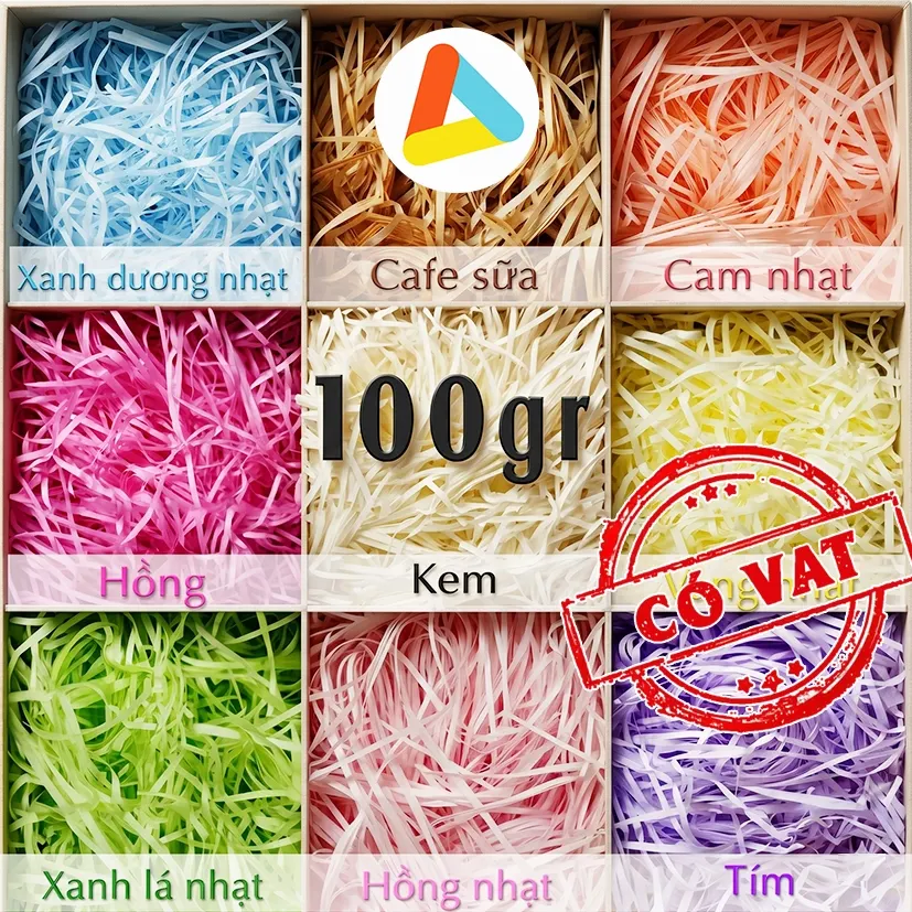 Giấy rơm lót hộp quà